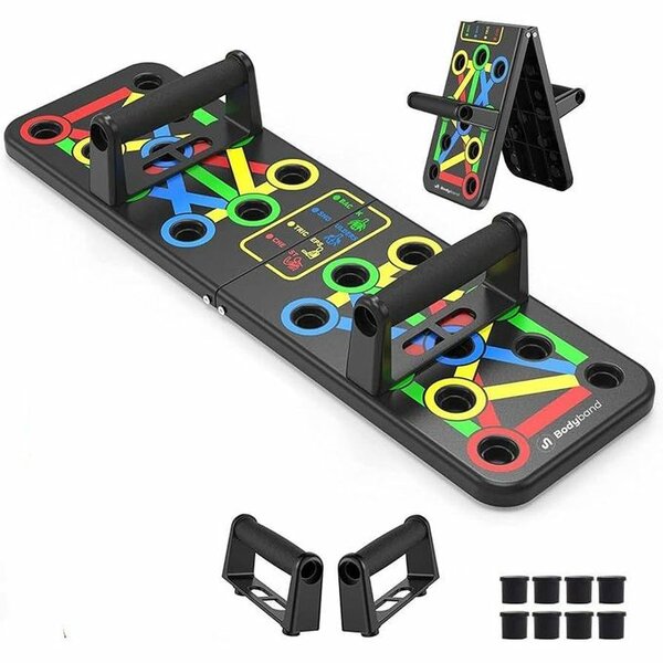 Planche de push-up multicolore