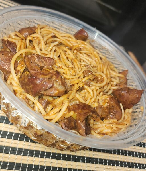 Spaghetti au rognon