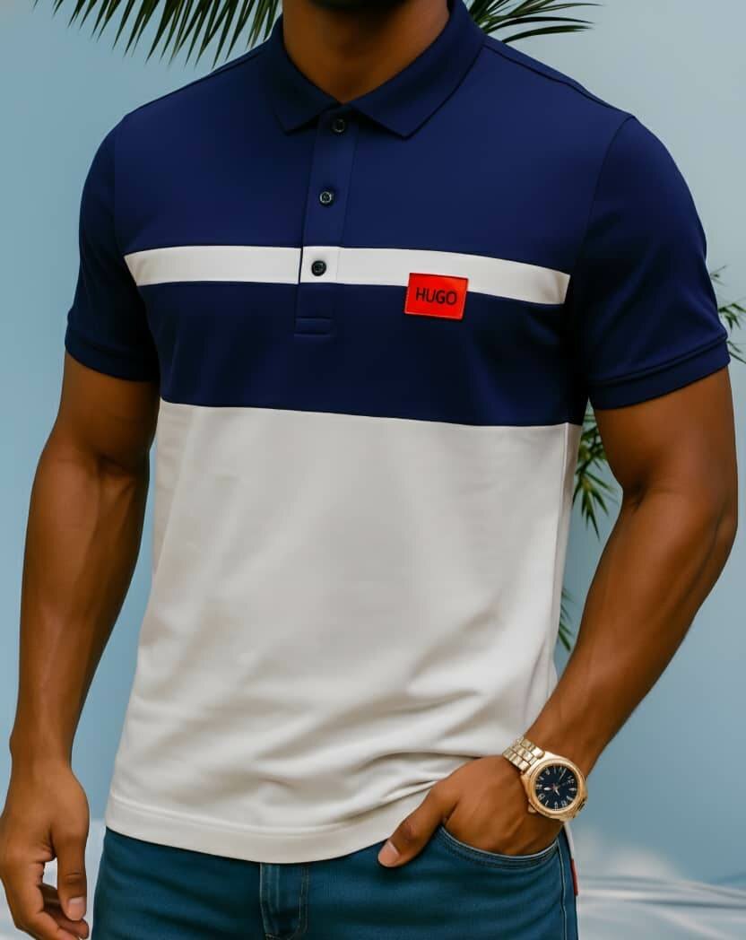 Polo homme coloré stylé