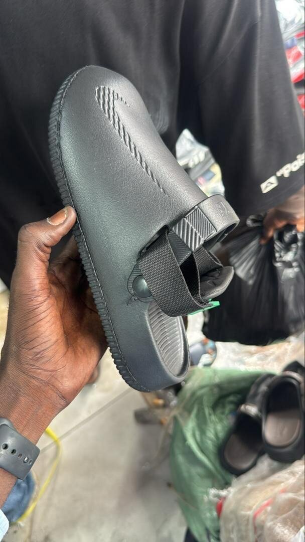 Sandales Noires Casual Homme