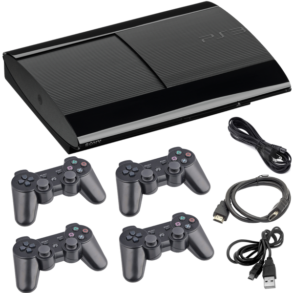 Ps3 ultra slim craké 4 manette