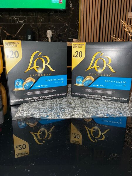Capsules café décaféiné L'OR