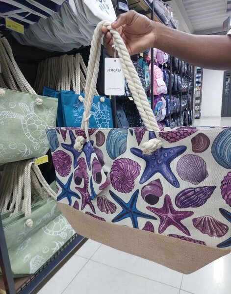 Sac de plage motif marin