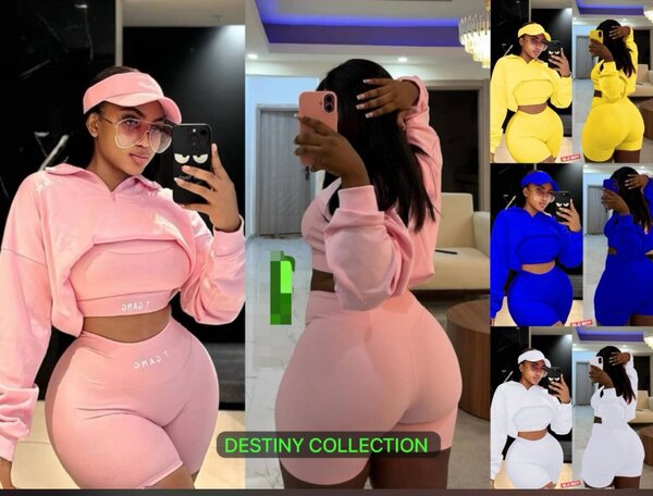 Ensemble sportif coloré femme