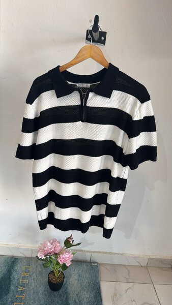 Polo à Rayures Homme