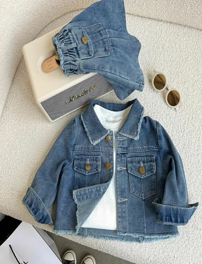 Tenue en jean pour filles