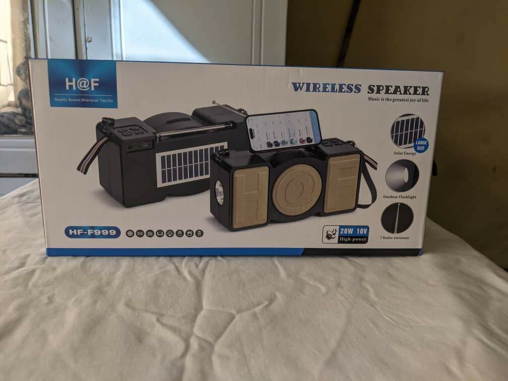 H@F Wireless Solar Speaker
