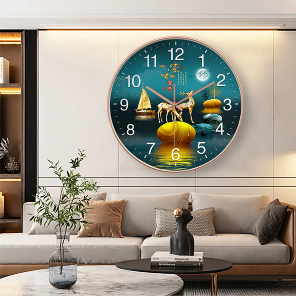 Horloge murale décorative veil