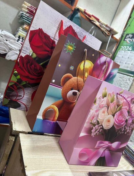 Sacs Cadeaux avec Motifs Fleuris