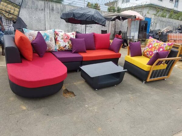 Canapé d'angle coloré design