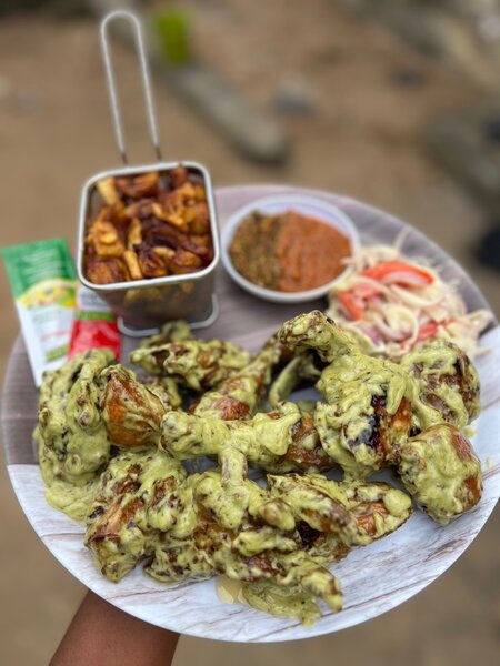 1 poulet Mayo avec Alloco