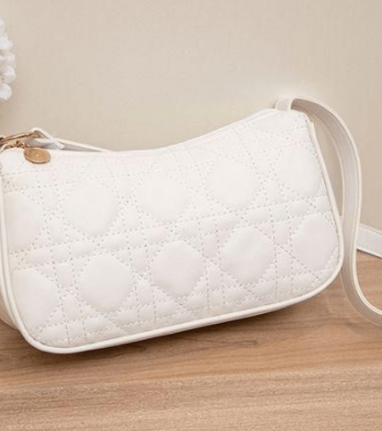 Sac à bandoulière blanc élégant