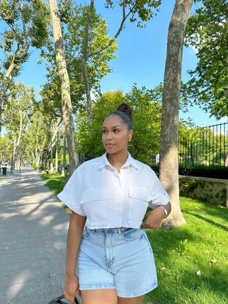 Chemise top blanche classique