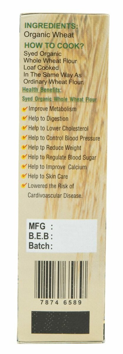 Syed Organic Whole Wheat Flour