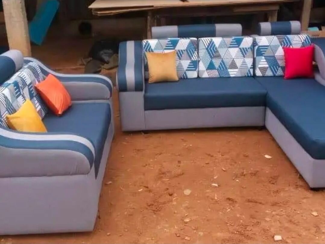 Ensemble canapé en cuir pour salon