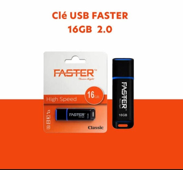 Clé USB FASTER 16GB 2.0