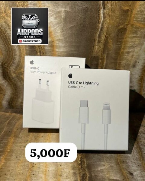 Adaptateur USB-C 35W et Câble Lightning