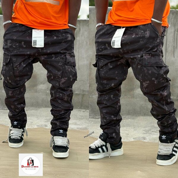 Pantalon cargo camouflage