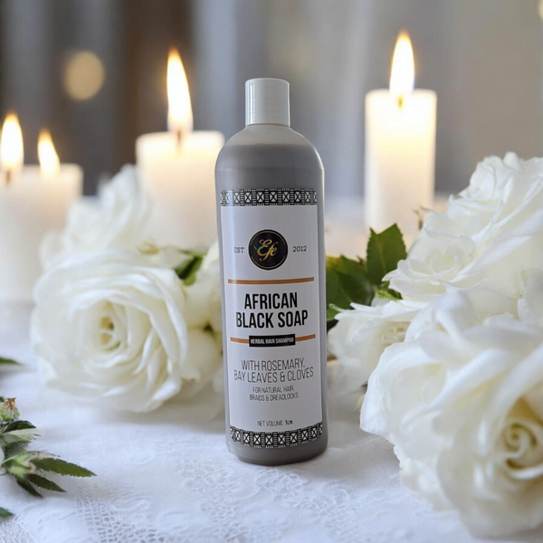 Herbal Hair Shampoo African Black Soap 1.2 Ltrs