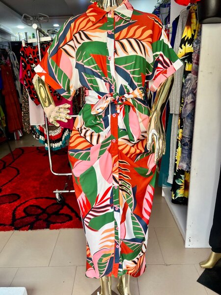 Shirt dress in sizes  and colors