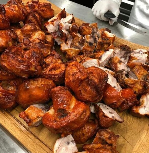 Croupion et ailerons de dinde