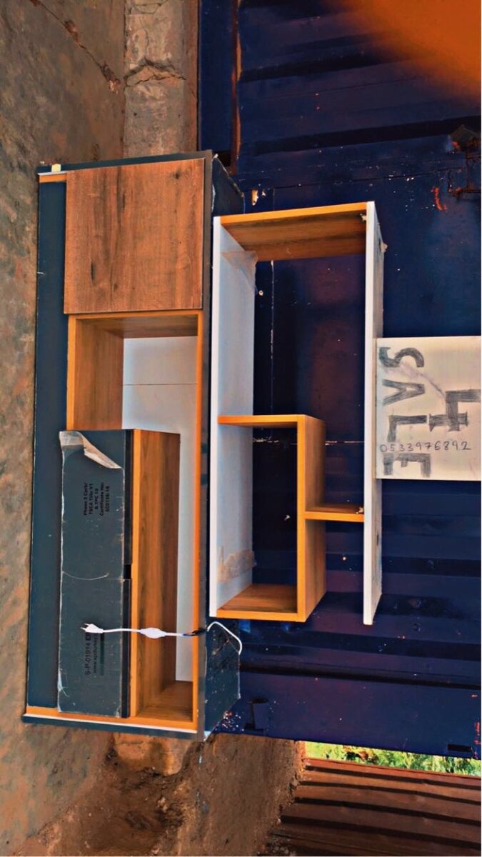 Led tv stand and a center table