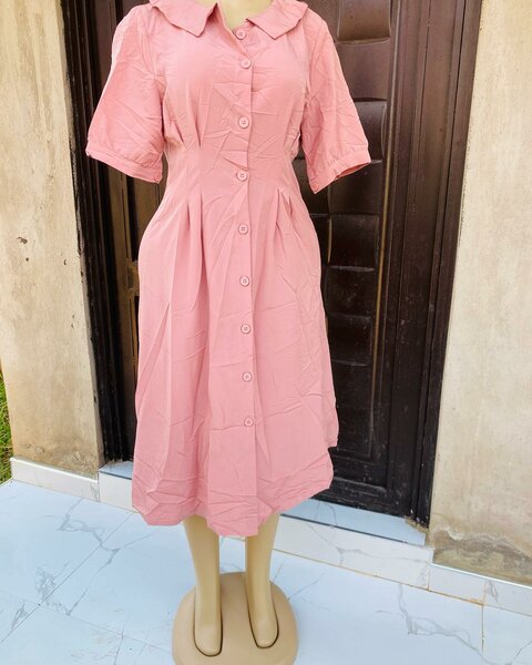 Stylish and high-quality women's dress pink