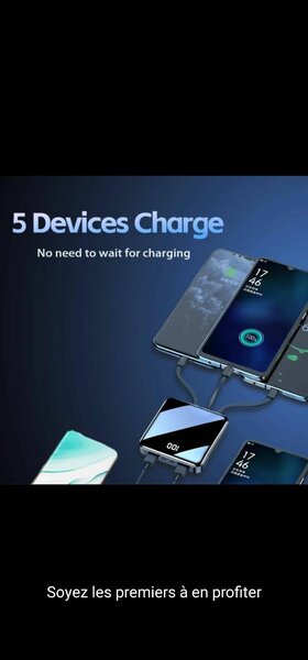 Mini Power Bank Portable Rapide