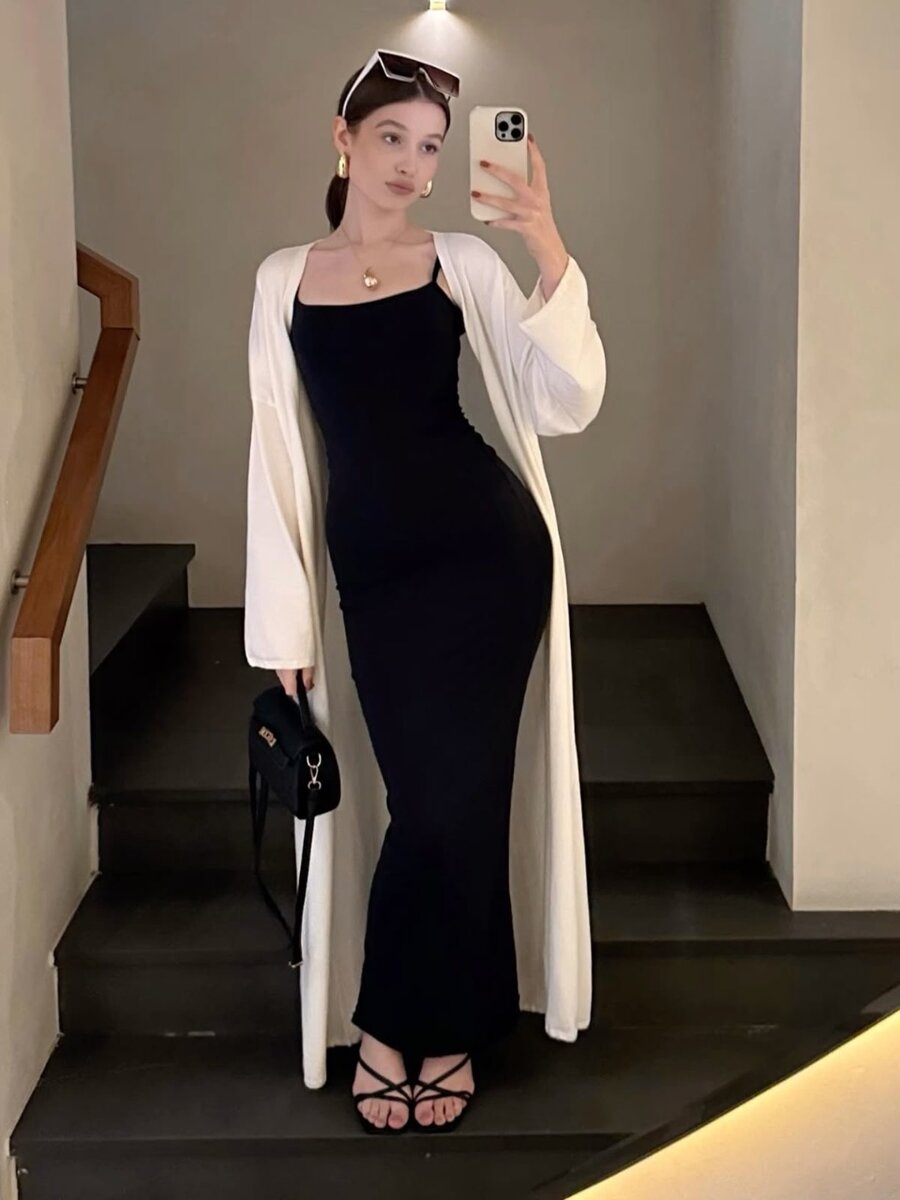 Robe longue élégante femme