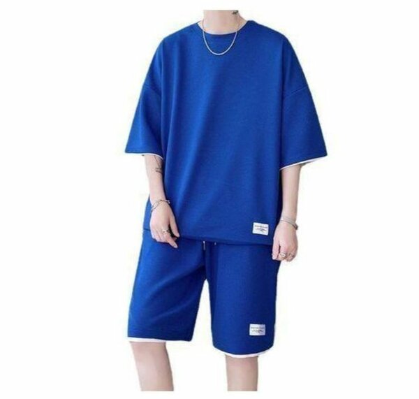 Ensemble décontracté bleu