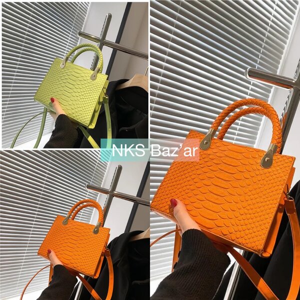 Sac de sortie orange et vert disponibles