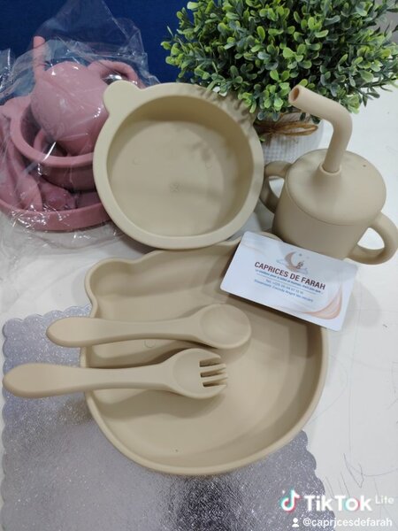 Set Repas Bébé en Silicone