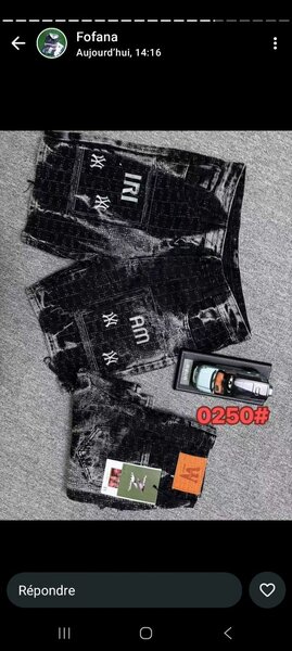 Shorts en jean pour hommes