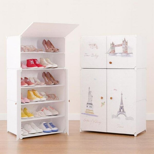 Armoire à chaussures décorative