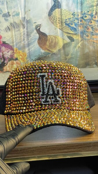 Casquette Strass Glamour