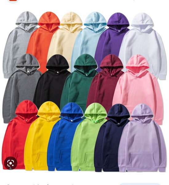 Pull à capuche couleur unique