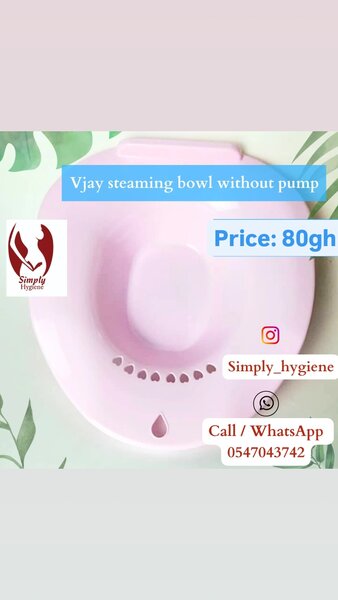 Steaming bowl with and without pump