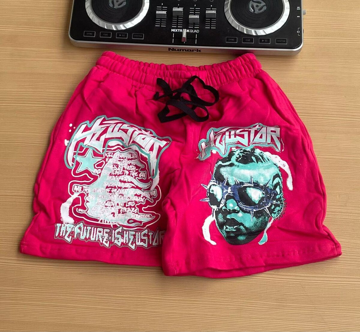 Casual picture cotton shorts