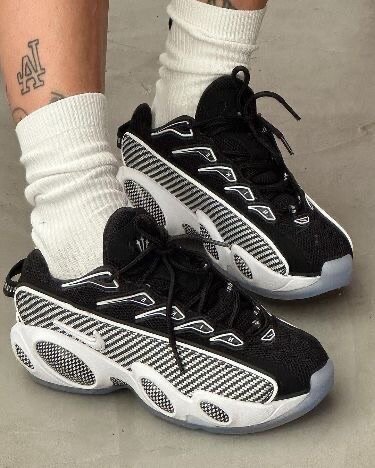 Stylish Black Mesh Sneakers