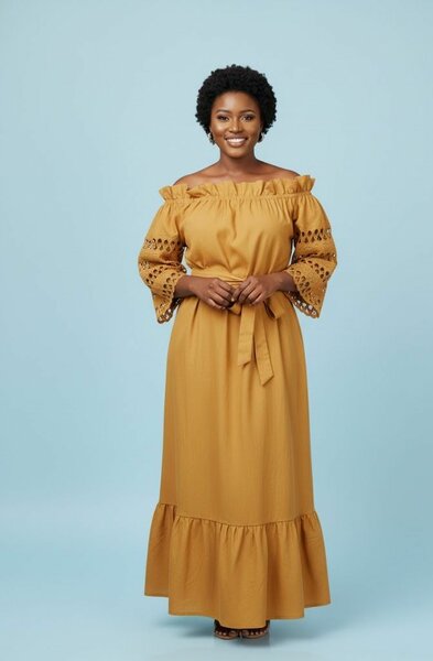 Robe longue élégante femme