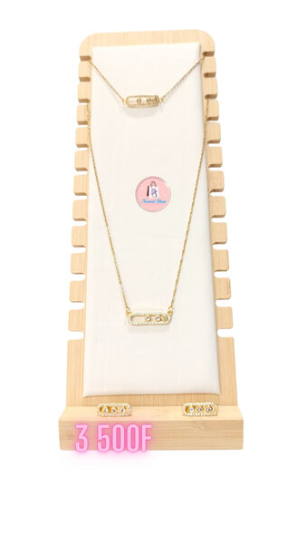 Collier élégant avec gourmette