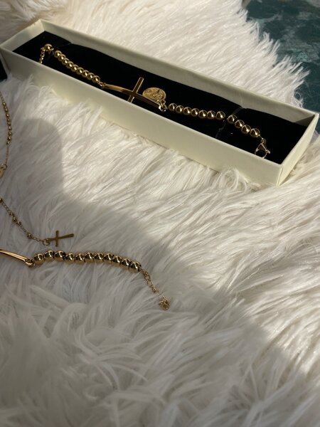 Bracelet en Médaille de la vierge marie️️