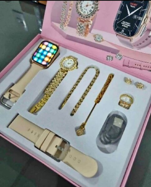 Ensemble bijoux et montre conn