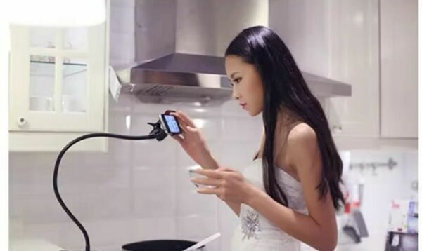 Support Téléphone Cuisine Flexible