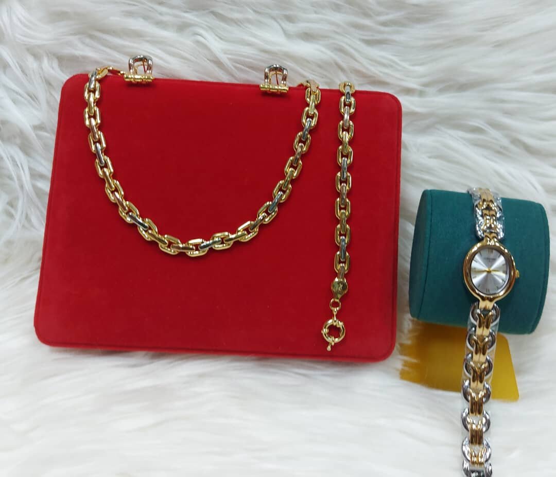 Set de bijoux et montre élégants