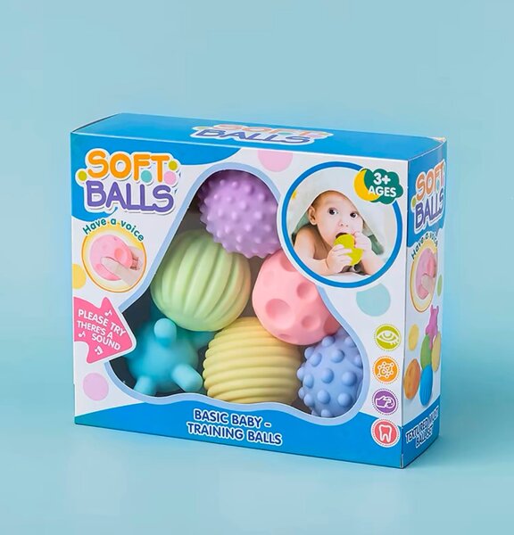 Мягкие тактильные мячики