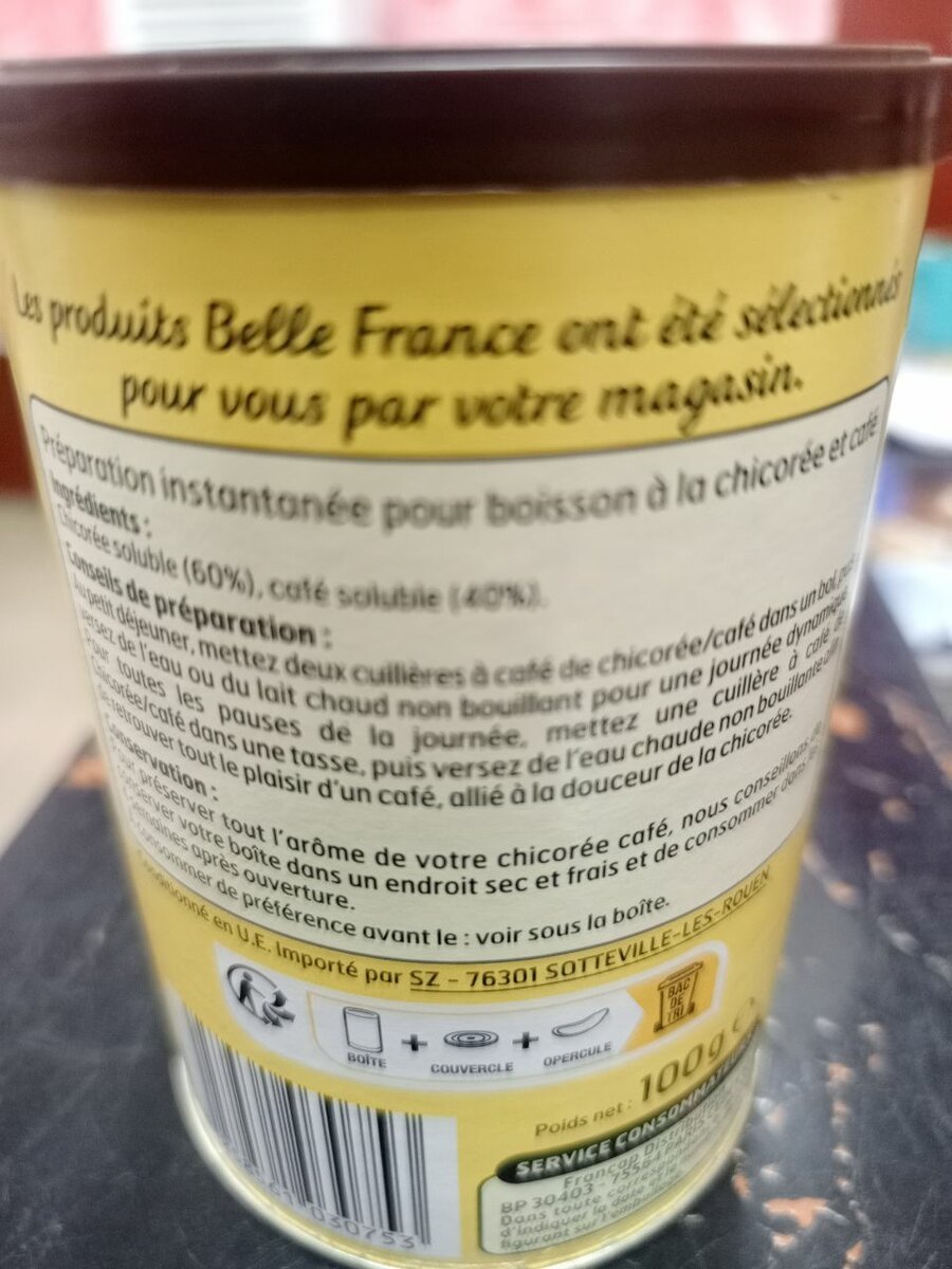 Chicorée Café Instantané 100g