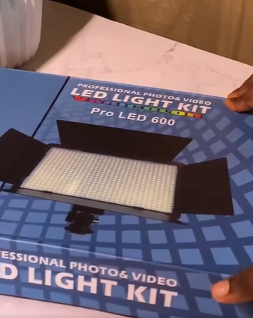 Professionnel photo vidéo LED LIGHTS kit pro LED 600