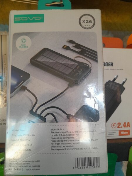 Chargeur Solaire SOVO 10000mAh