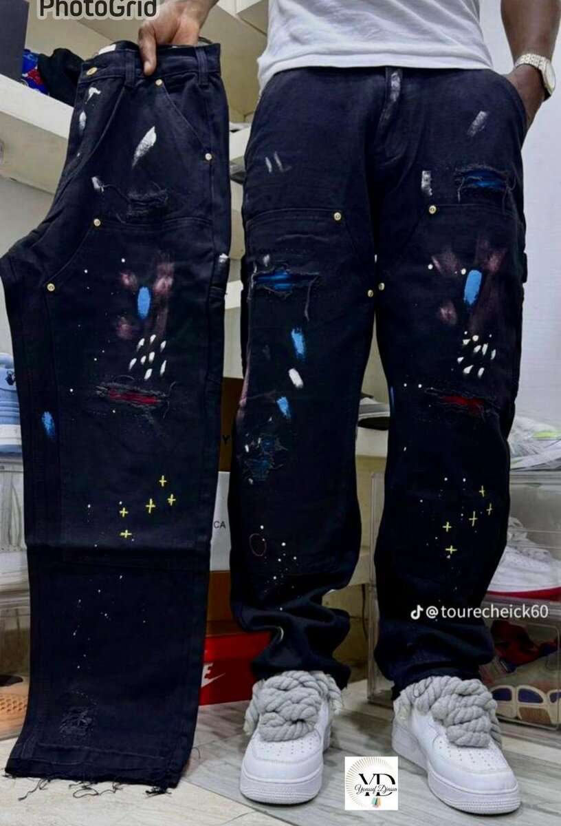 Pantalons Street Art Décontractés